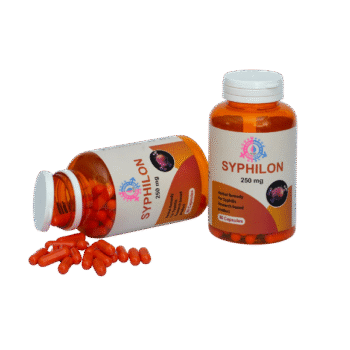 Syphilon 250 mg – Couple Pack (2 Bottles) – Herbal Support for Syphilis Relief